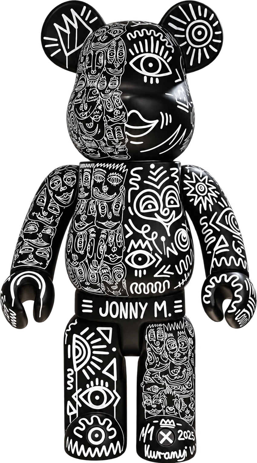 JONNY M. — sculpture by Romulo Kuranyi