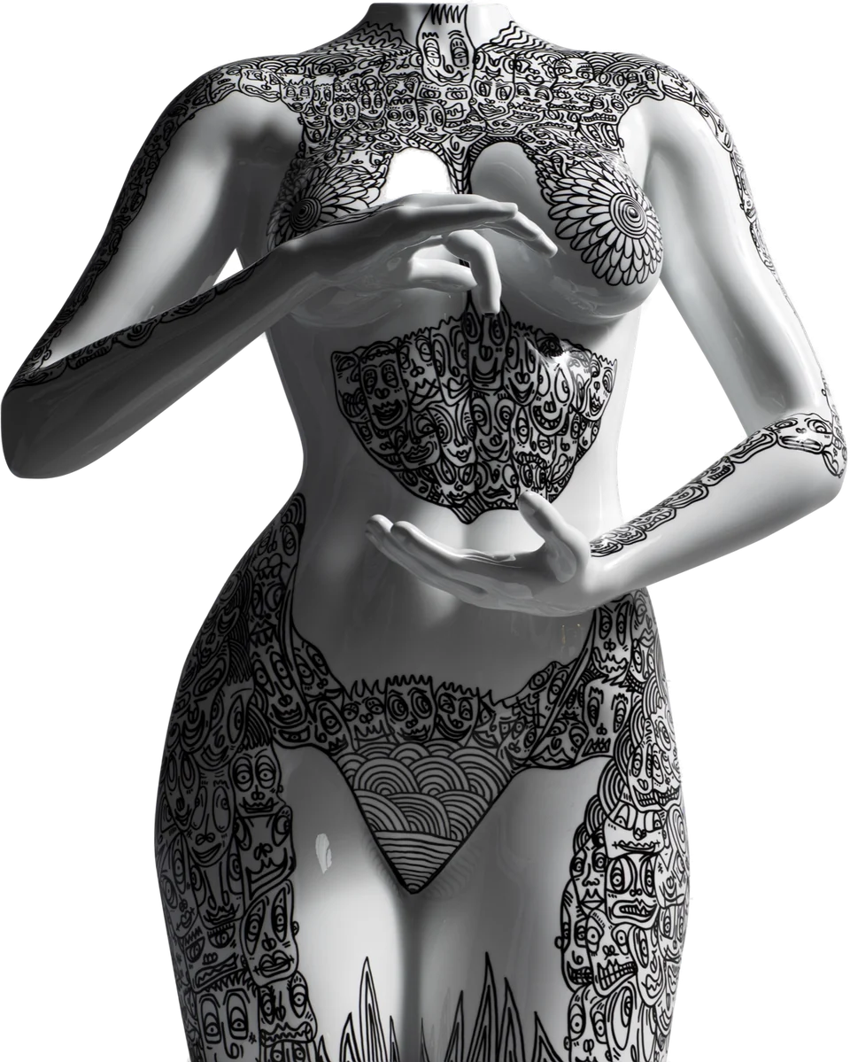 Cremadonna — sculpture by Romulo Kuranyi