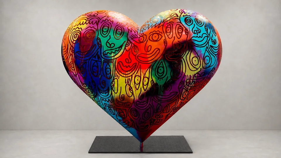 Big Heart — Monumental sculpture