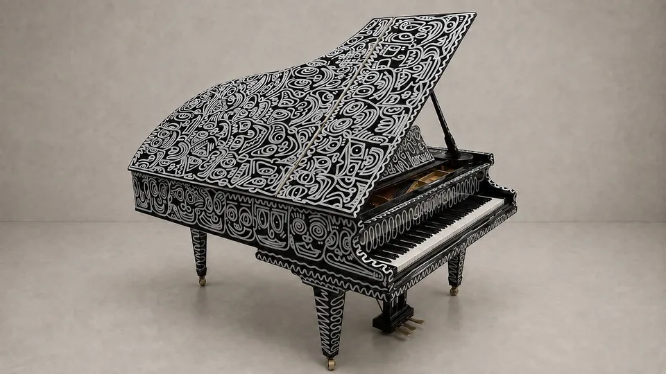 Vibra Piano — Sculptural art object